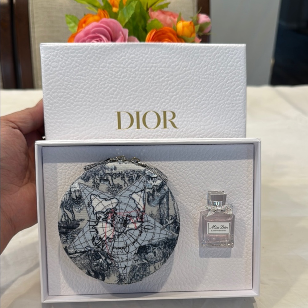 New & Authentic Dior Mini Perfume and Jewelry box  Set